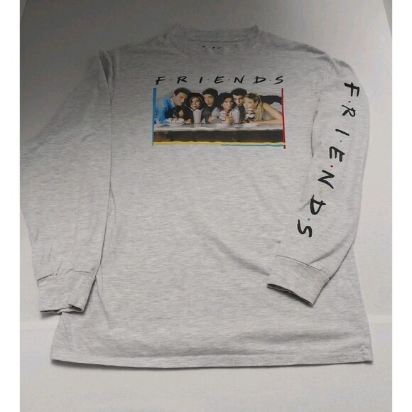 F.R.I.E.N.D.S Friends TV Show New Official Long Sleeve T-Shirt Size S MSRP $25 - Picture 2 of 16
